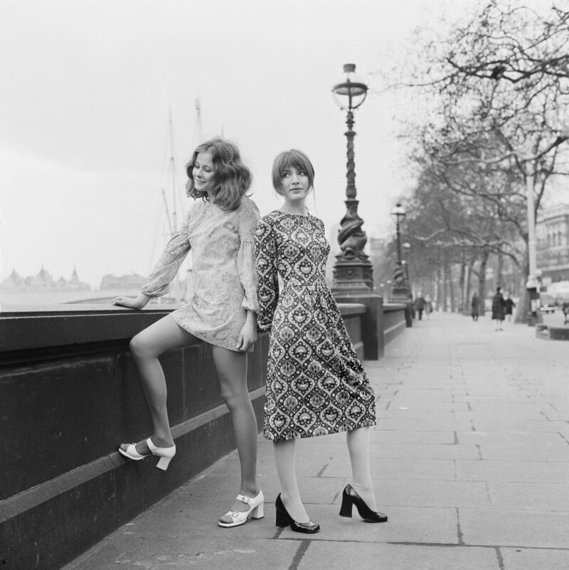17 марта 1970 года. Лондон. Набережная Темзы. Коллекция от Marks & Spencer.