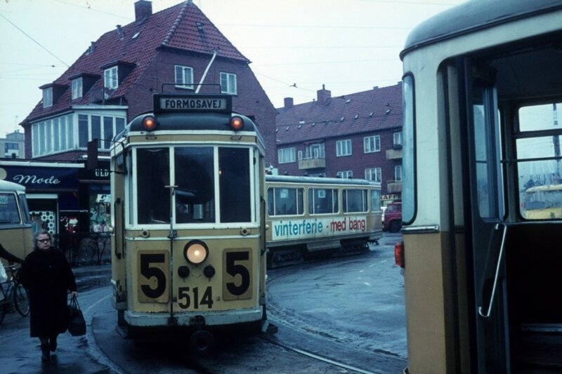 17 марта 1970 года. Копенгаген. Конечная остановка трамвая.