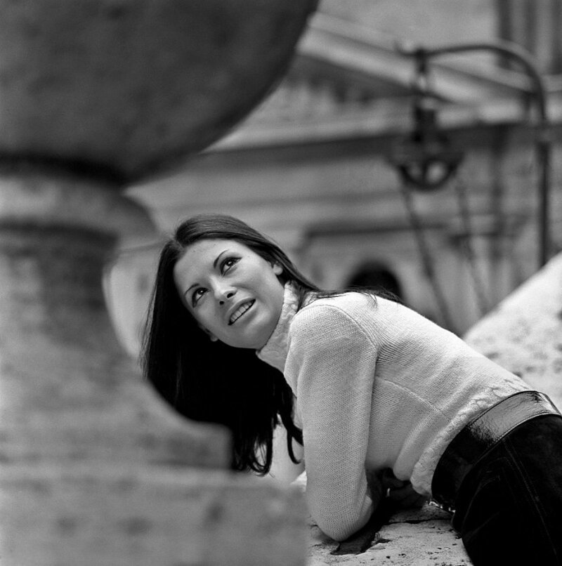 Март 1970 года. Итальянская певица Розанна Фрателло, Фото Marisa Rastellini.