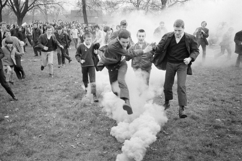 Март 1970 года. Парк Виктории в Бетнал-Грин, Восточный Лондон.