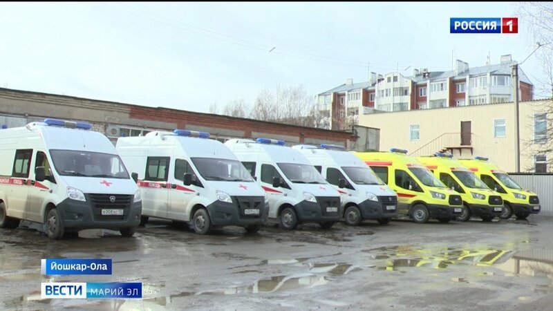 У станции скорой медицинской помощи в Марий Эл появились 23 новые машины