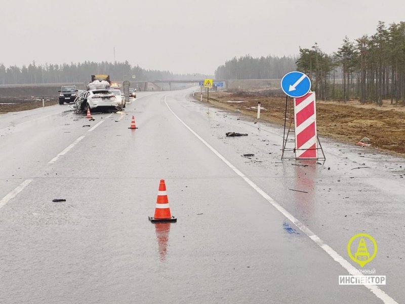 Авария дня. Массовое ДТП на трассе «Скандинавия» в Ленобласти