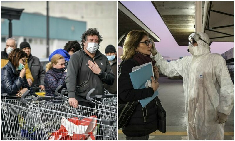 Италия закрыла все магазины, и хочет ввести возрастное ограничение на лечение коронавируса
