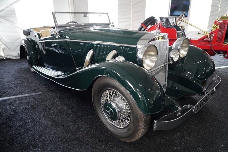 8. Mercedes-Benz 500K Tourer с кузовом от Mayfair Carriage Works Ltd. 1934 года (№123689) продан за $362,500 (27 300 000 руб.).