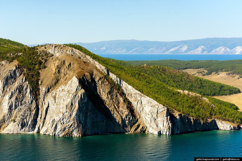 Как выглядит Байкал с вертолета