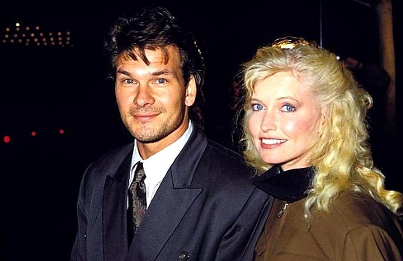 Патрик Суэйзи и его жена Лиза Ниеми. 1988.