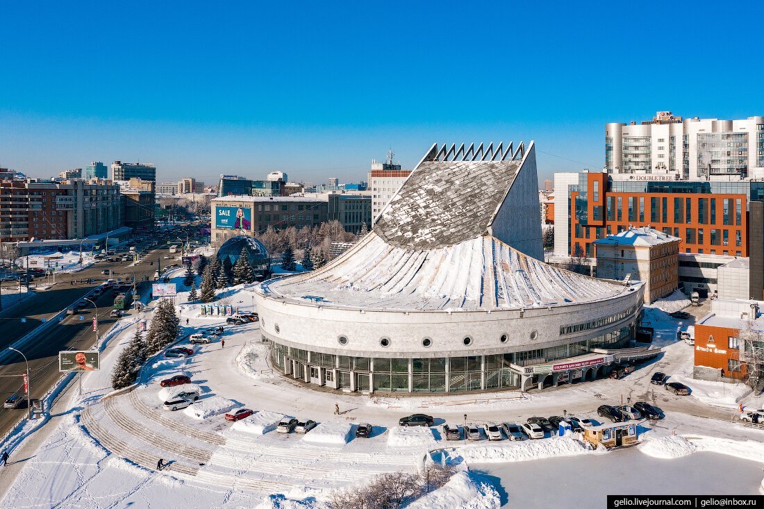 Новосибирск зимой фото