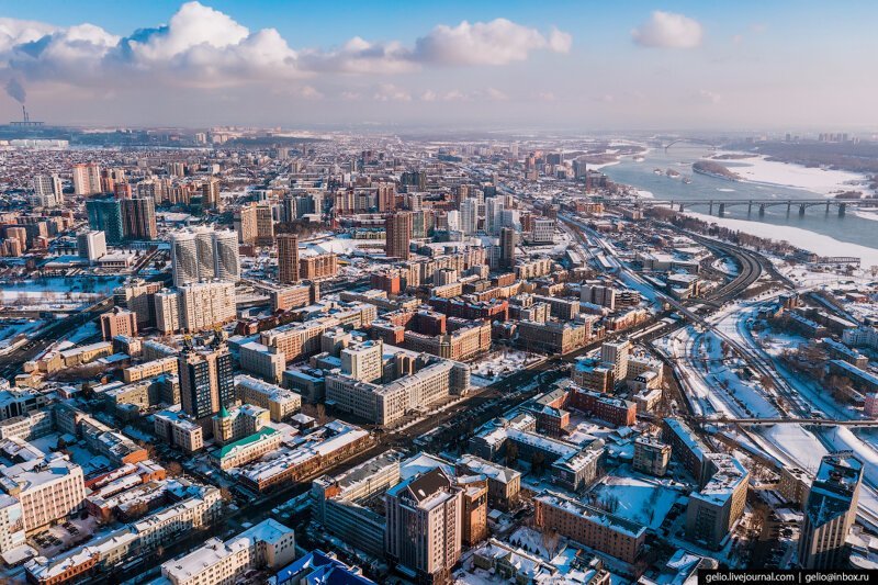 площадь ленина зимой новосибирск