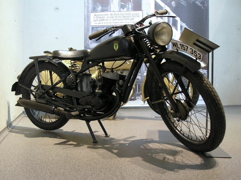 Самый копируемый мотоцикл всех времён Немецкий  DKW RT 125