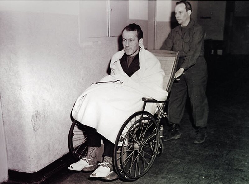 Главный полицейский: Эрнест Кальтенбруннер, шеф гестапо и концлагерей, в госпитале во время Нюрнбергского процесса