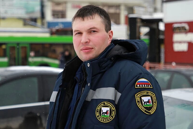 Михаил Дмитриев, спасатель третьего класса аварийно-спасательной службы Иркутска