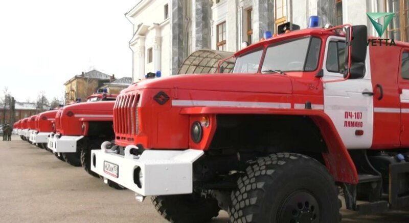 В Пермский край поступили новые пожарные машины