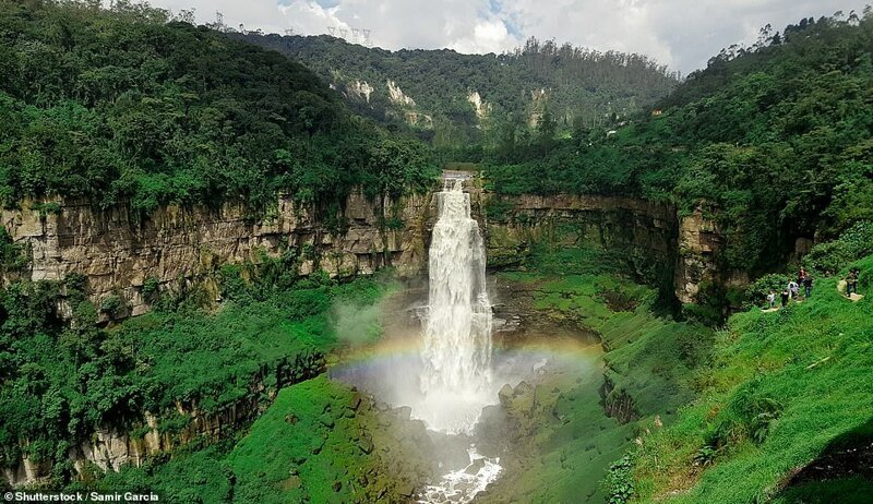 Водопад Текендама, Колумбия