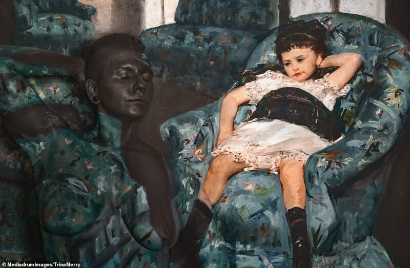 Мэри Стивенсон Кэссетт "Маленькая девочка в синем кресле"