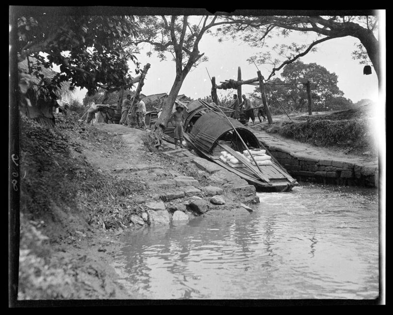 Лодка после оползня, Ханчжоу, 1917-1919