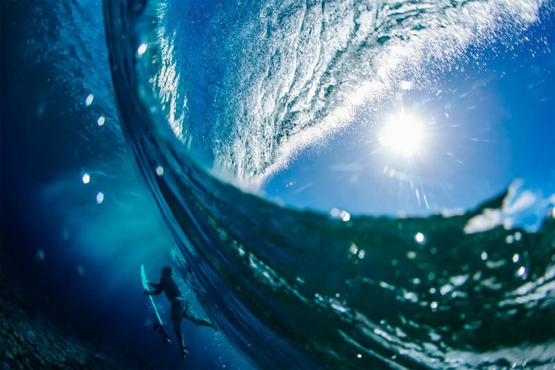 Подныривание под волну, фото Мэтт Данбар