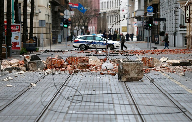В Хорватии произошло сильнейшее за последние полтора столетия землетрясение