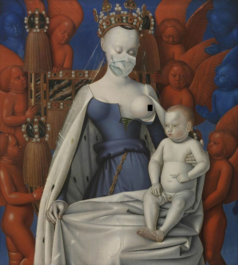 31. "Меленский диптих", Жан Фуке, 1452-1458