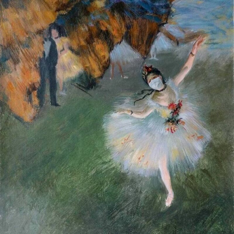 28. "Звезда балета", Эдгар Дега, 1878