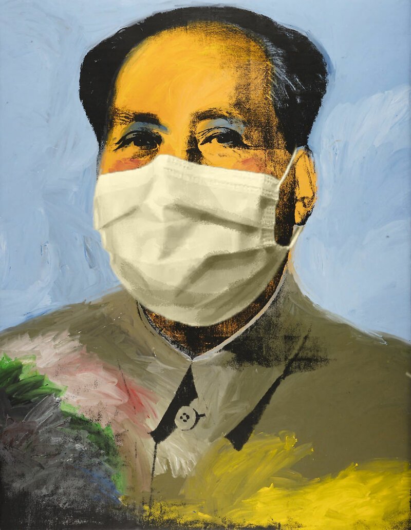27. "Председатель Мао", Энди Уорхол, 1972