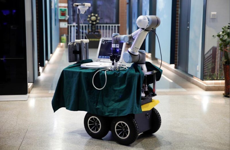 В Китае разработали робота, способного определять коронавирус