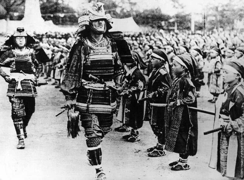 Курсы молодых самураев. Токио, Японская империя, 1930 г.