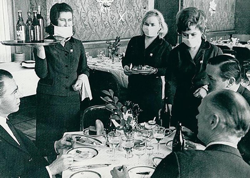 Ресторан гостиницы "Националь", 1969 год