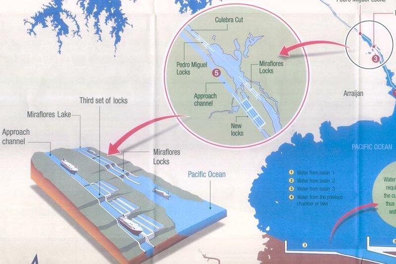 Панамский канал — из Атлантики в Тихий океан между двух Америк