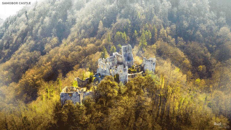 Как выглядели 7 известных европейских замков до того, как превратились в руины