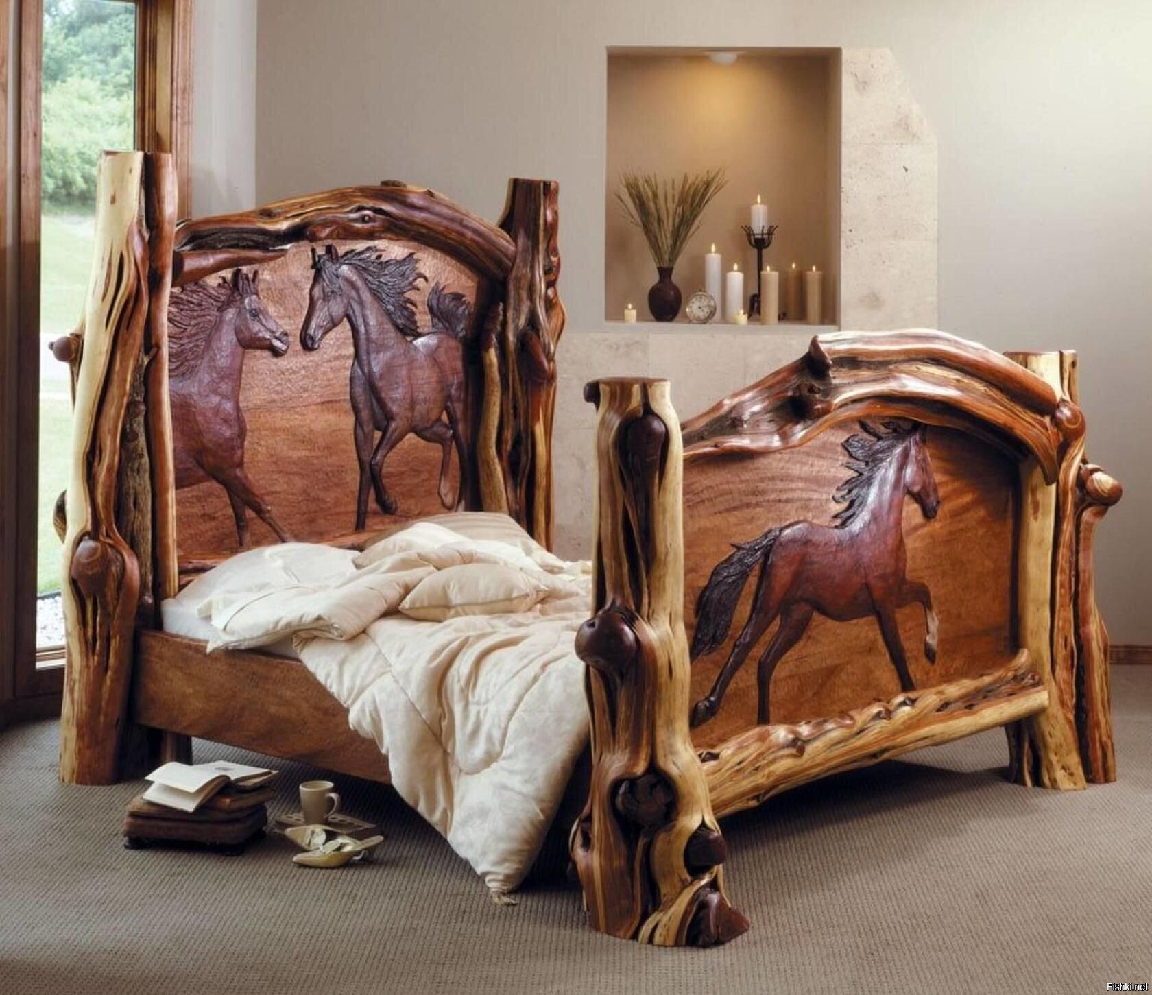 Izdeliya iz. Деревянная мебель. Необычные вещи из дерева. Работа из кровати. Лошадь и кровать фильм Угадай.