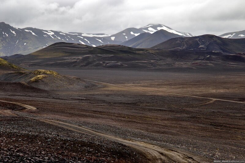 Остров Исландия: путь к долине Landmannalaugar