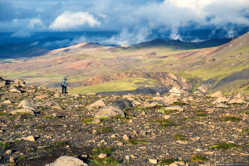 Остров Исландия: путь к долине Landmannalaugar