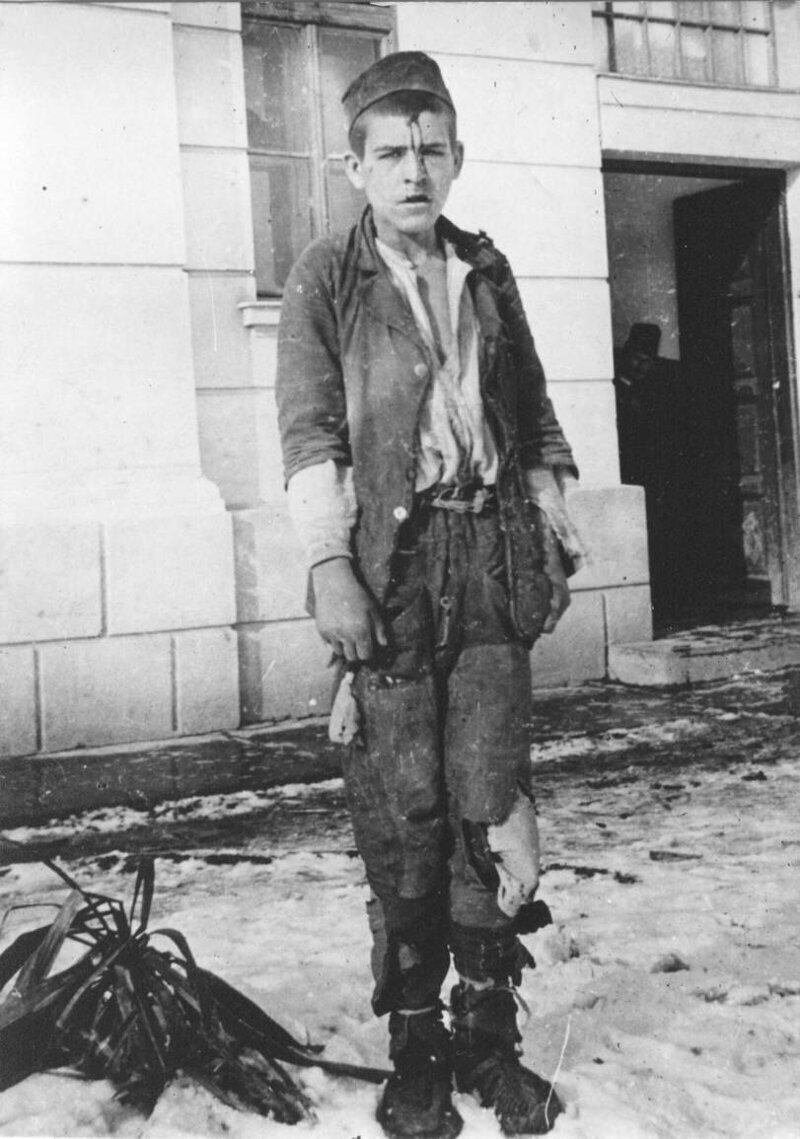 Славолюб Ковач (Slavoljub Kovach) - 12-летний Югославский партизан пойманный фашистами в 1942 году.
