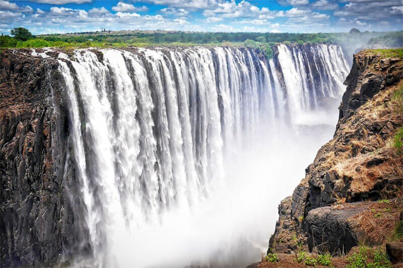 11. Водопад Виктория, Замбия - сейчас