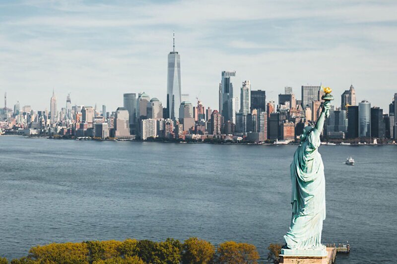 1. Статуя Свободы, Нью-Йорк - сейчас