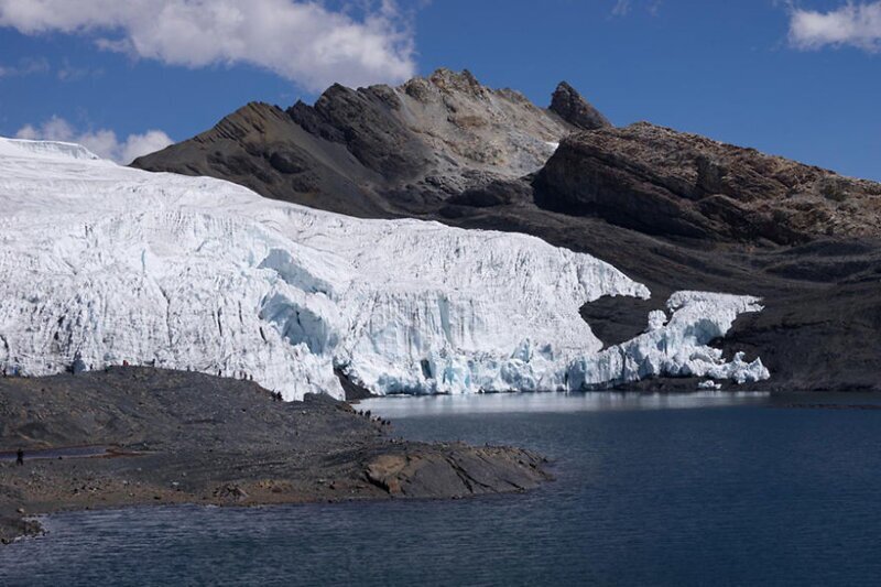 8. Ледник Пасторури, Перу - сейчас