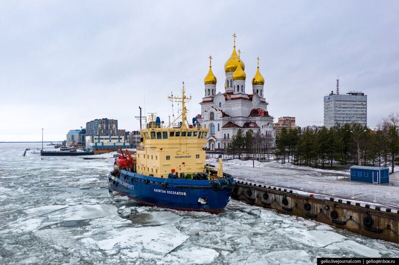 Архангельск с высоты — столица Русского Севера