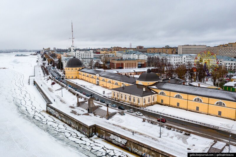 Архангельск с высоты — столица Русского Севера