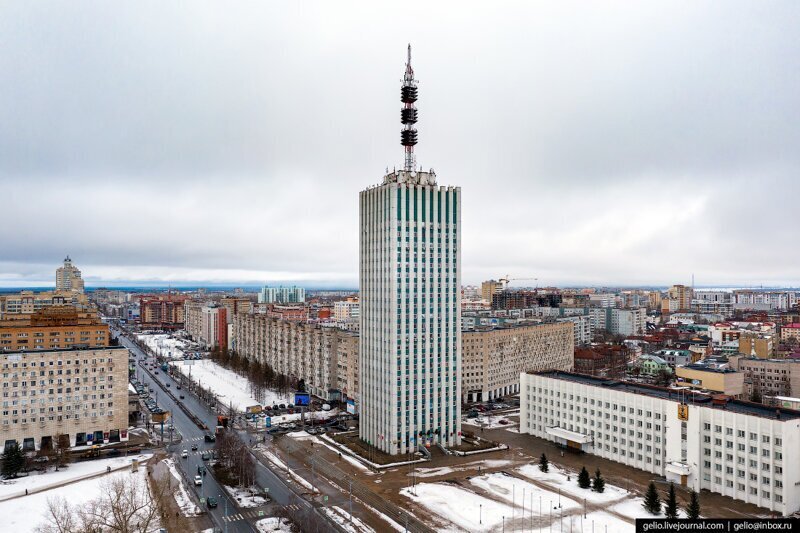 Архангельск с высоты — столица Русского Севера