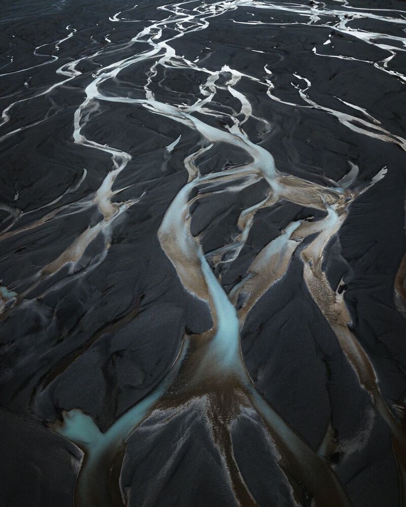 28. Переплетенные реки Новой Зеландии. Фото: @ghislainfave (Новая Зеландия)