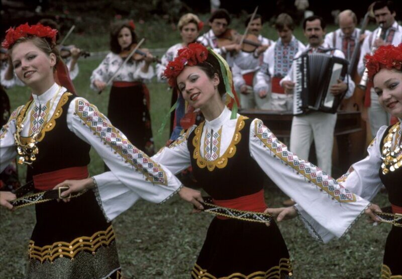 Кишинёв. Народные танцы. 1988 год.