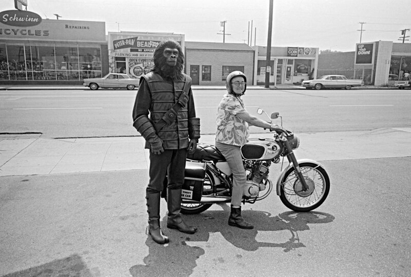 На съемочной площадке «Планеты обезьян», 1967 год, Калифорния, США