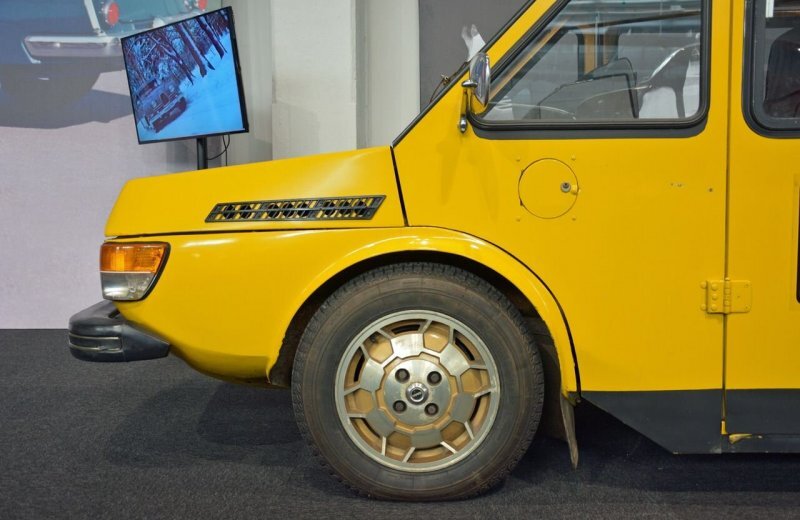 Электрический прототип фургона Saab для служб доставки 1970-х годов