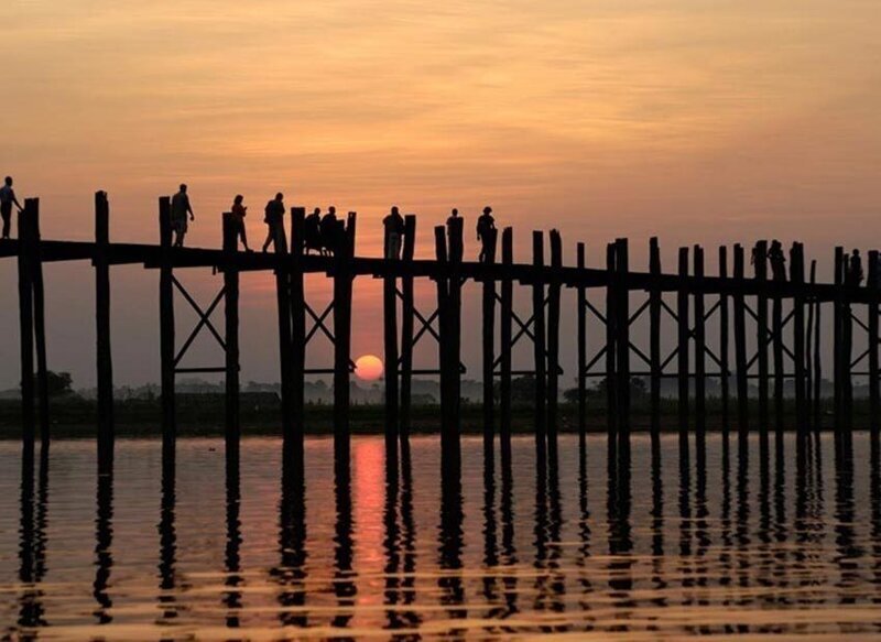 Мост Убэйн, Мьянма
