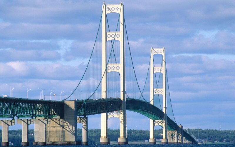 Мост Макинак, Мичиган, США