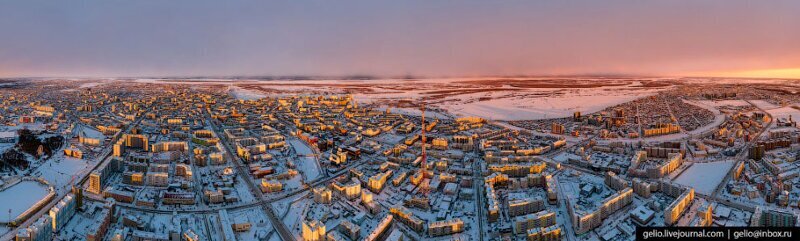 Якутск с высоты — крупнейший город на вечной мерзлоте