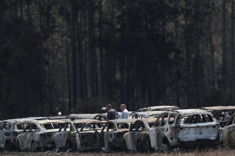 3 500 каршеринговых автомобилей сгорели на парковке в США
