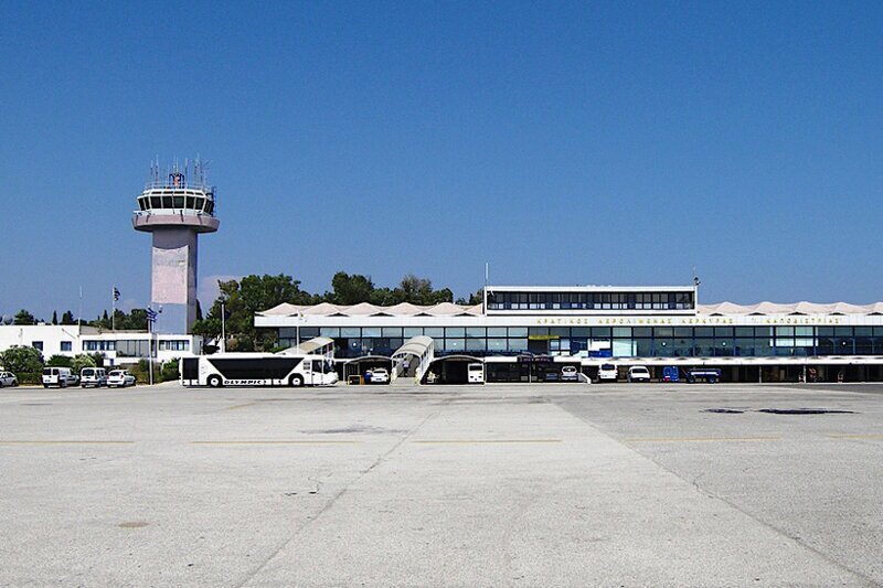 Аэропорт Керкира «Иоаннис Каподистрия», остров Корфу, Греция