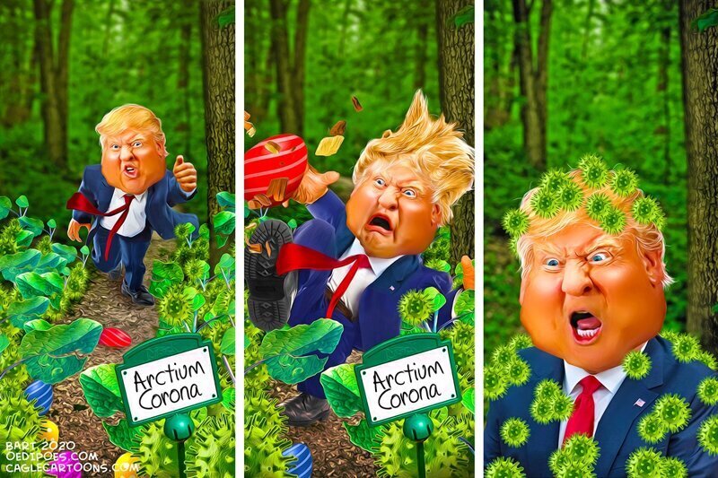 Трамп терпит неудачу в  кризисе Впервые в истории США режим ЧС распространён на все штаты…