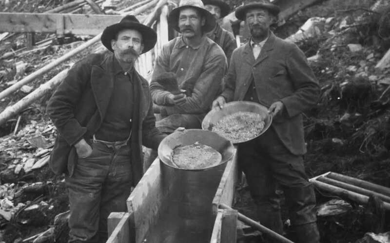 Золотоискатели на Аляске. 1901